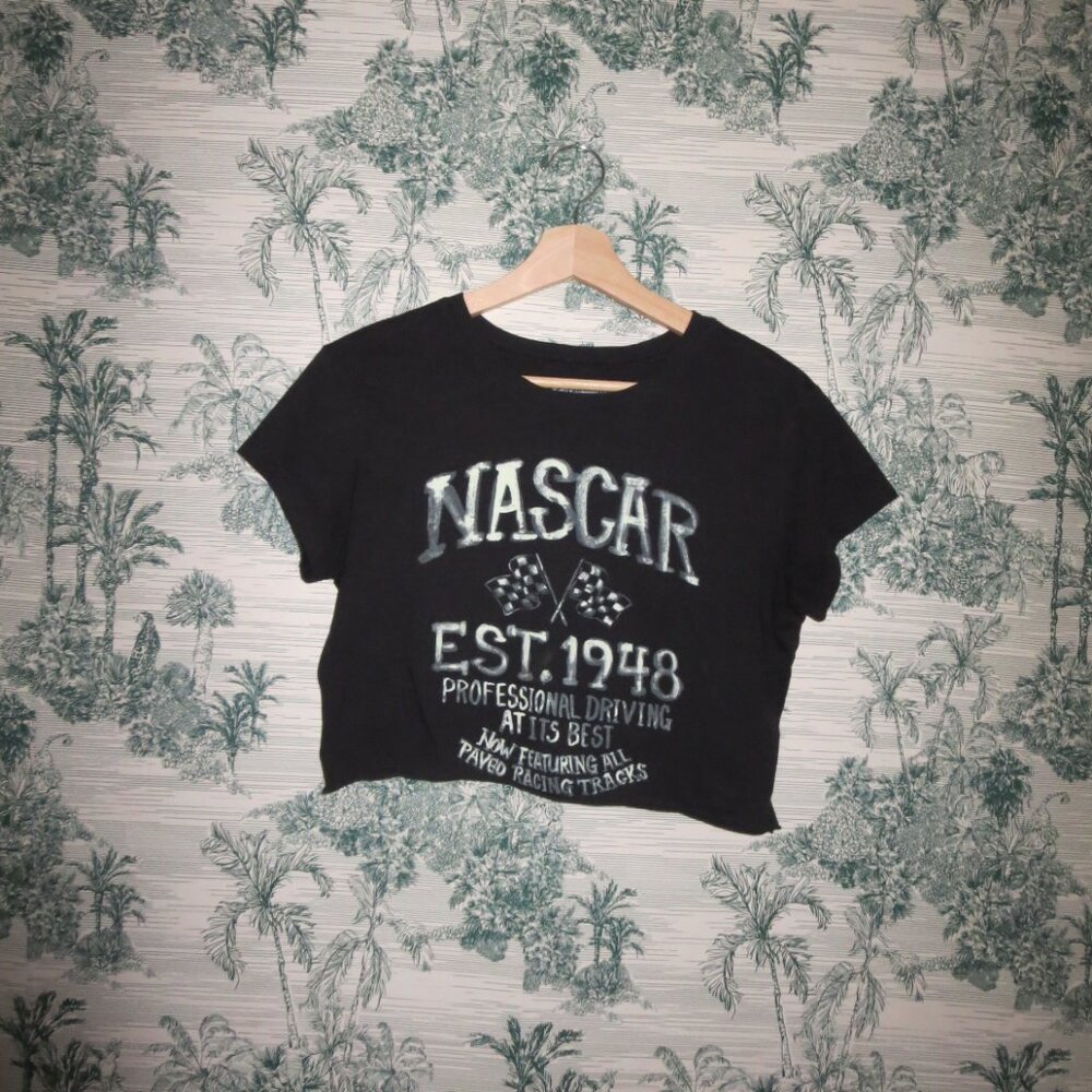 Black Nascar Baby Tee
